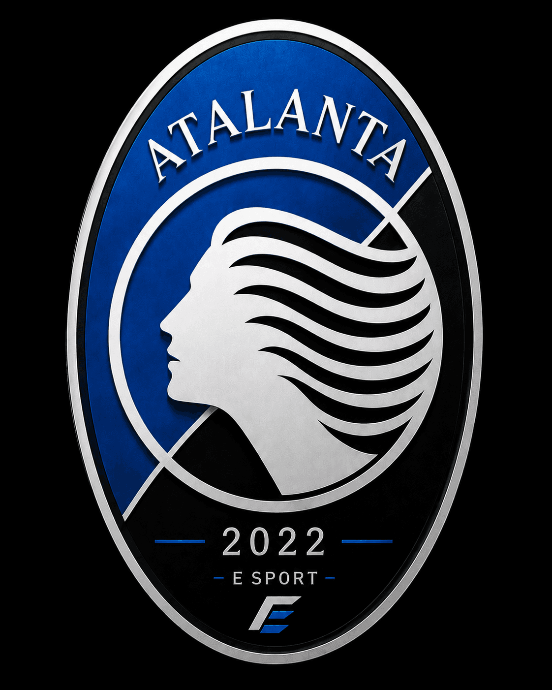 Escudo da Atalanta E-sports, campeã da primeira temporada